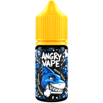 Жидкость ANGRY VAPE SALT - Акула Гарпун (Черника со сливками) 30мл 20мг