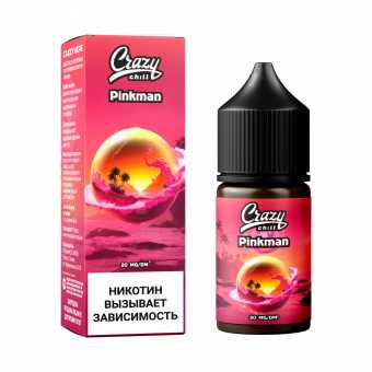 Жидкость CRAZY CHILL SALT - Pinkman (Пинкмен) 30мл 20мг