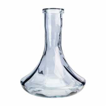 Колба VESSEL GLASS Крафт - Рифленая Серый Дым