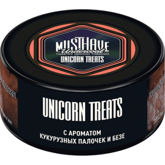 Табак для кальяна MUST HAVE 25гр - Unicorn Treats (с ароматом Кукурузных палочек и Безе) 