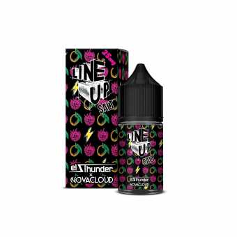Жидкость LINE UP SALT - El Thunder x Novacloud (Малина манго сливки) 30мл 20мг strong