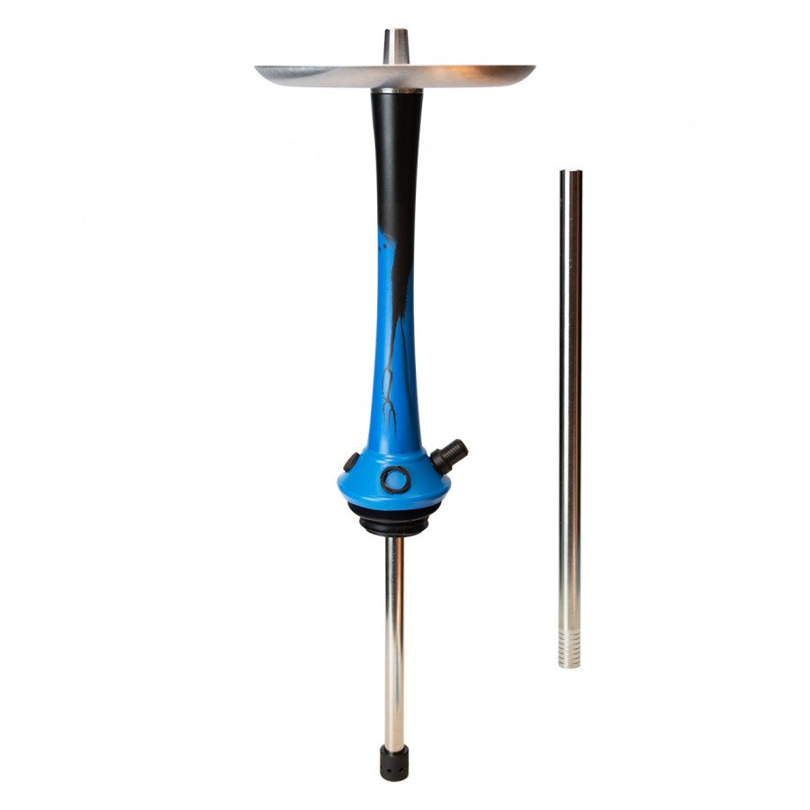 Фото и внешний вид — Кальян UTOPIA - Black (Голубой) Без колбы