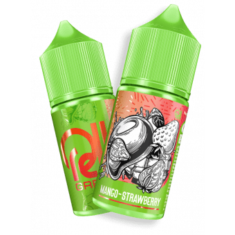 Жидкость RELL GREEN SALT - Mango Strawberry (Манго клубника) 30мл 20мг