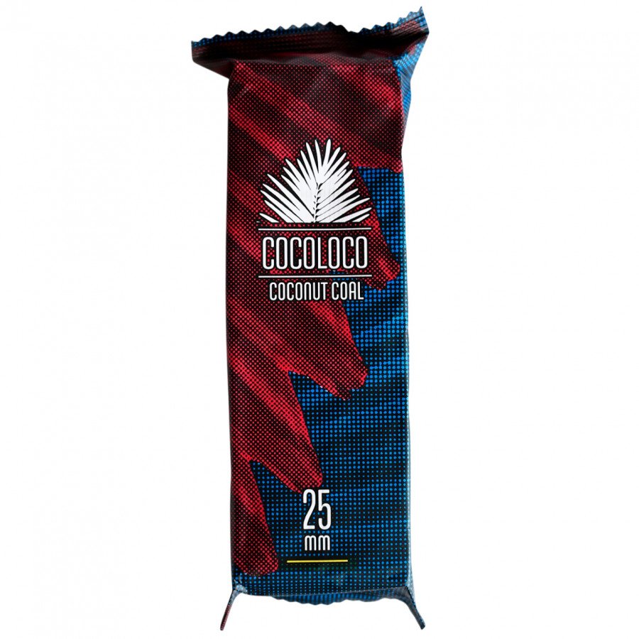 Фото и внешний вид — Уголь COCOLOCO Брикет (25мм 12шт)