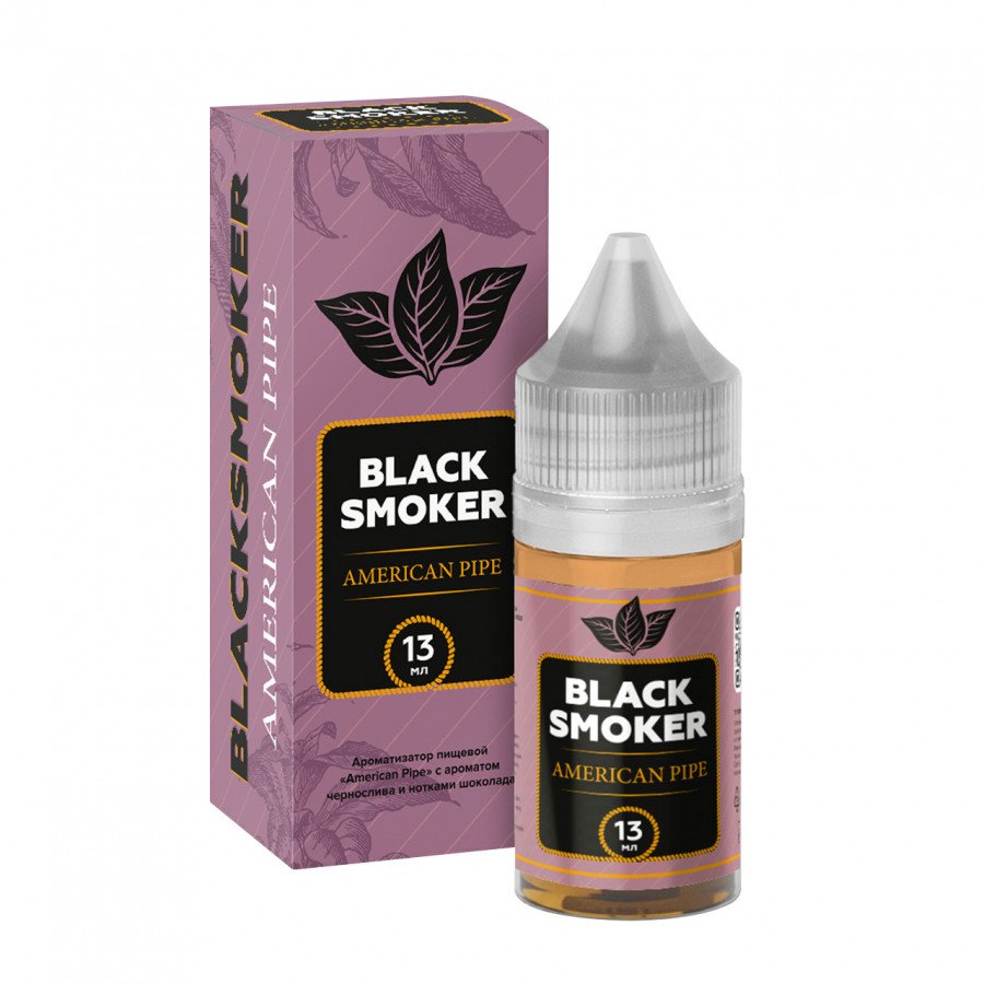 Фото и внешний вид — Конструктор BLACK SMOKER - American Pipe (Чернослив Шоколад) 30мл 0мг