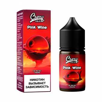 Жидкость CRAZY CHILL SALT - Pink Wine (Розовое Вино) 30мл strong