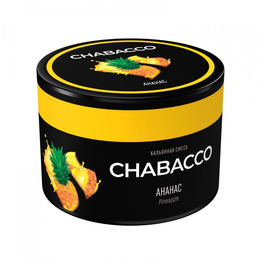 Фото и внешний вид — Смесь для кальяна Chabacco 40г medium - Pineapple (Ананас)