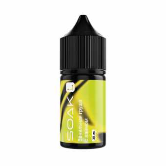 Жидкость SOAK SALT - Vanilla Pear (Ванильная груша с лаймом) 30мл 20мг