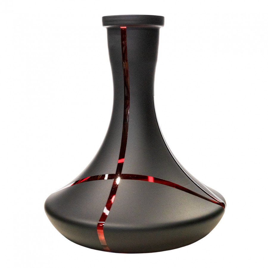 Фото и внешний вид — Колба VESSEL GLASS Крафт - Полоски Красные