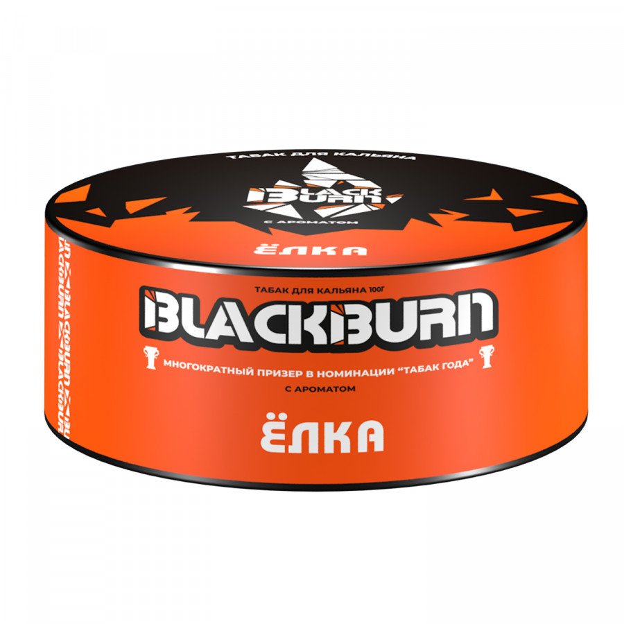 Фото и внешний вид — Табак для кальяна BLACK BURN 100г - Елка