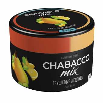 Смесь для кальяна Chabacco 50гр medium - Pear Drops (Грушевые Леденцы)
