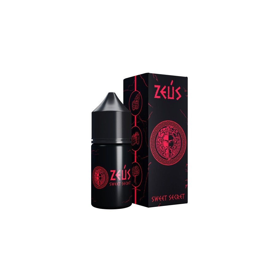 Фото и внешний вид — Жидкость ZEUS BLACK SALT - Sweet Secret (Малина Клубника Леденцы) 30мл strong