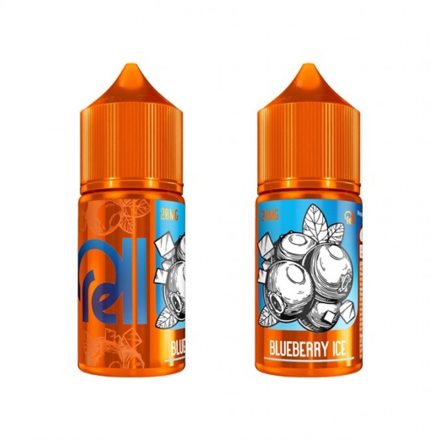 Фото и внешний вид — Жидкость RELL ORANGE SALT - Blueberry Ice (Ледяная черника) 30мл 20мг