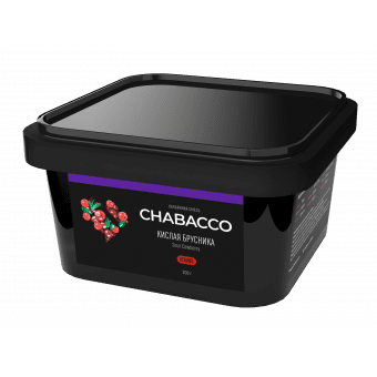 Смесь для кальяна Chabacco 200г strong - Sour Cowberry (Кислая Брусника)
