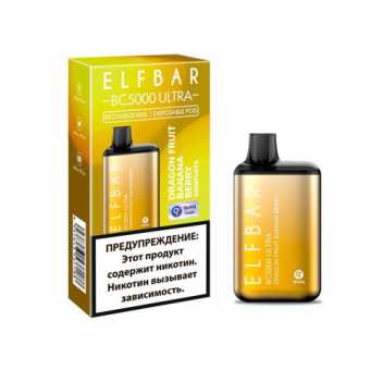 Персональный испаритель ELF BAR BC5000 - Питахайя Банан Ягоды
