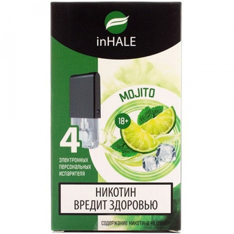 Фото и внешний вид — Картридж INHALE - Mojito (Мохито) 0.75ml 1шт