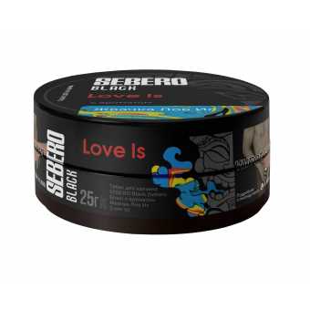 Табак для кальяна SEBERO BLACK 25г - Love Is (Жвачка Лов Ис)