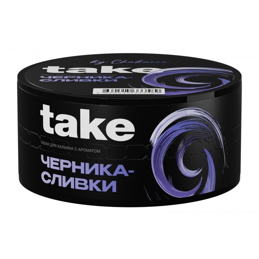 Фото и внешний вид — Табак для кальяна TAKE 25г - Blueberry Cream (Черника Сливки)