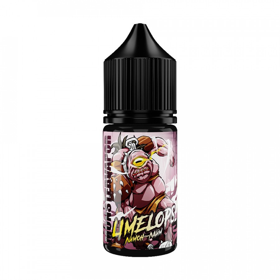 Фото и внешний вид — Жидкость MONSTERVAPOR SALT - Limelops (Лимон с лаймом) 30мл strong