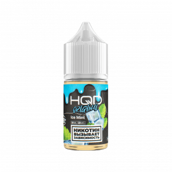 Жидкость HQD ORIGINAL SALT - Ice Mint (Ледяная мята) 30мл strong