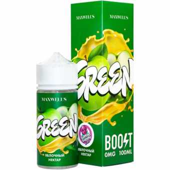 Жидкость MAXWELLS - Green (Яблочный нектар) 100мл 0мг