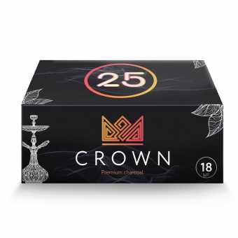 Уголь CROWN Брикет (25мм 18шт)
