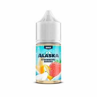 Жидкость ALASKA SALT - Strawberry Banana (Клубника банан) 30мл 20мг