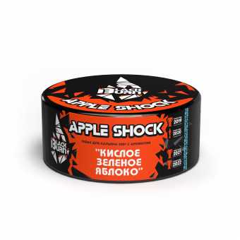 Табак для кальяна BURN BLACK 100гр - Apple Shock (Кислое яблоко)