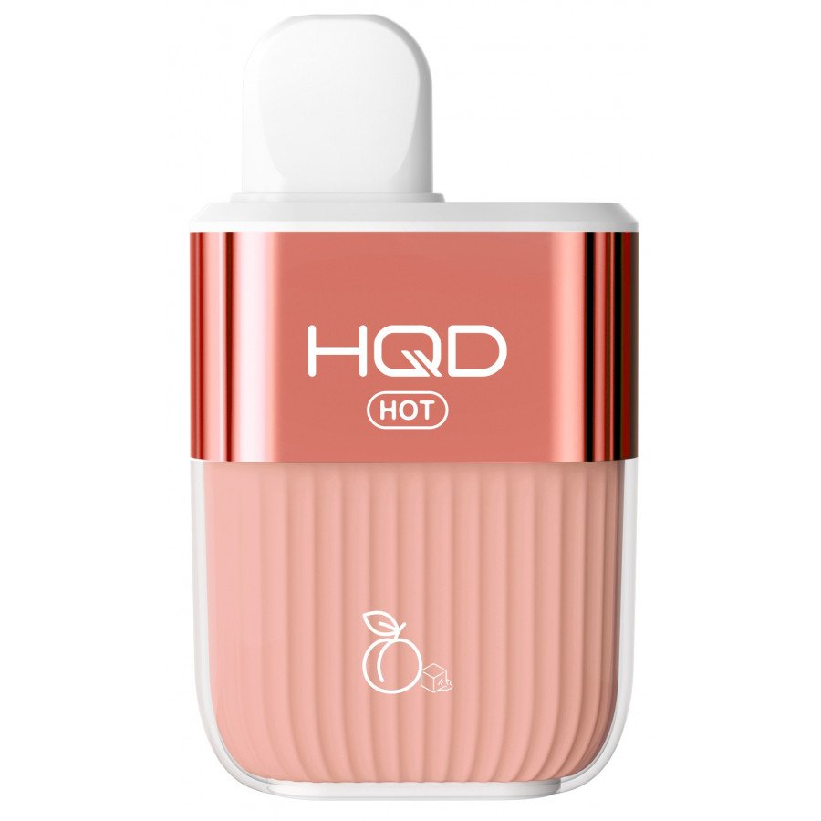 Фото и внешний вид — HQD HOT - Peach Ice (Персик)