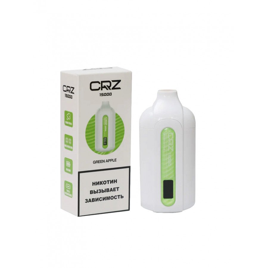 Фото и внешний вид — CRZ 15000 - Green Apple (Зеленое Яблоко)