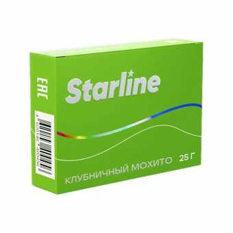 Табак для кальяна "Старлайн" (Клубничный мохито), 25 г