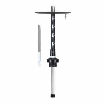 Кальян MISHA Revolt Hero - Flash (Черный Белый) Без колбы