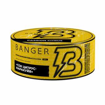 Табак для кальяна BANGER 100гр - Passion Citrus (Сок цитрус маракуйя)