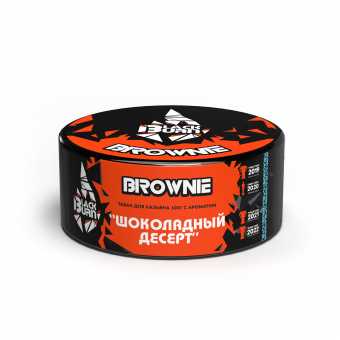 Табак для кальяна BURN BLACK 100гр - Brownie (Шоколадный торт брауни)