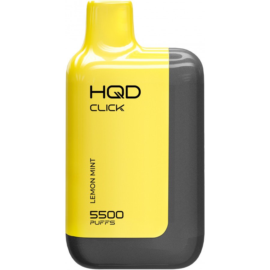 Фото и внешний вид — HQD CLICK - Lemon Mint (Мята Лимон)