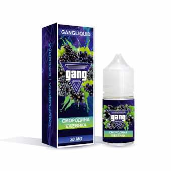 Жидкость GANG SALT - Смородина Ежевика 30мл 20мг