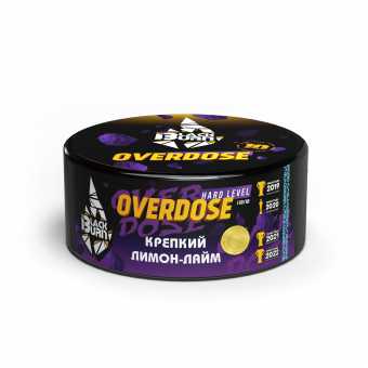 Табак для кальяна BURN BLACK 100гр - Overdose (Лимон лайм)
