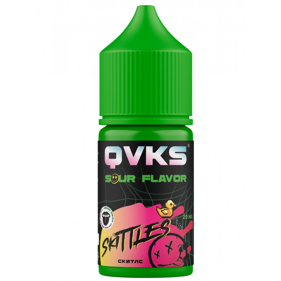 Фото и внешний вид — Жидкость QVKS Sour - Скитлс 30мл 20мг