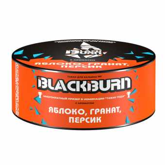 Табак для кальяна BLACK BURN 100г - Яблоко Гранат Персик