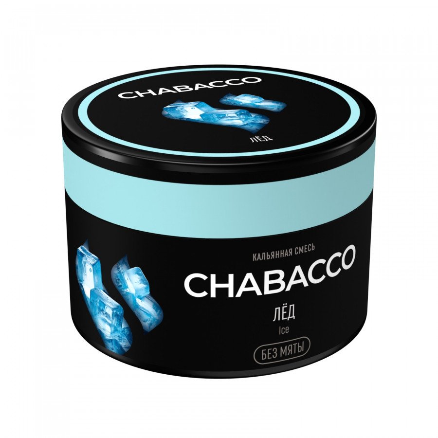 Фото и внешний вид — Смесь для кальяна Chabacco 40г medium - Ice (Лед)