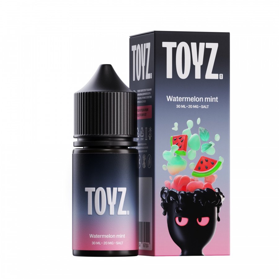 Фото и внешний вид — Жидкость TOYZ SALT - Watermelon Mint (Арбуз с мятой) 30мл strong