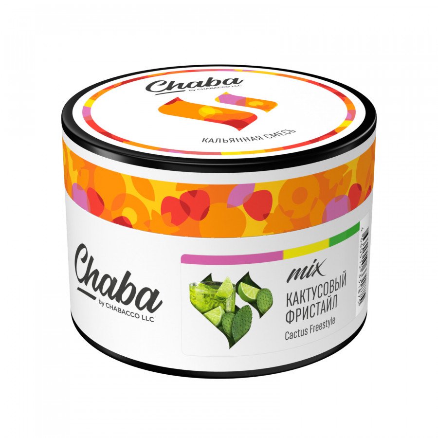 Фото и внешний вид — Смесь для кальяна CHABA 40гр - Cactus Freestyle (Кактусовый Фристайл)
