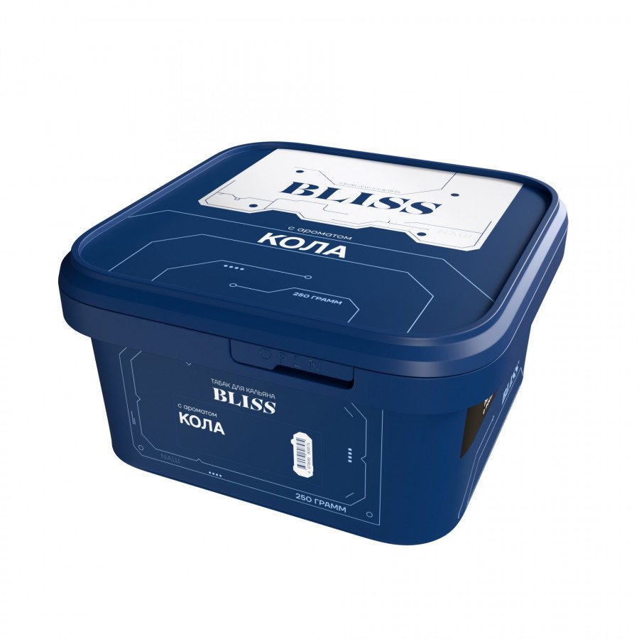 Фото и внешний вид — Табак для кальяна BLISS 250г - Кола