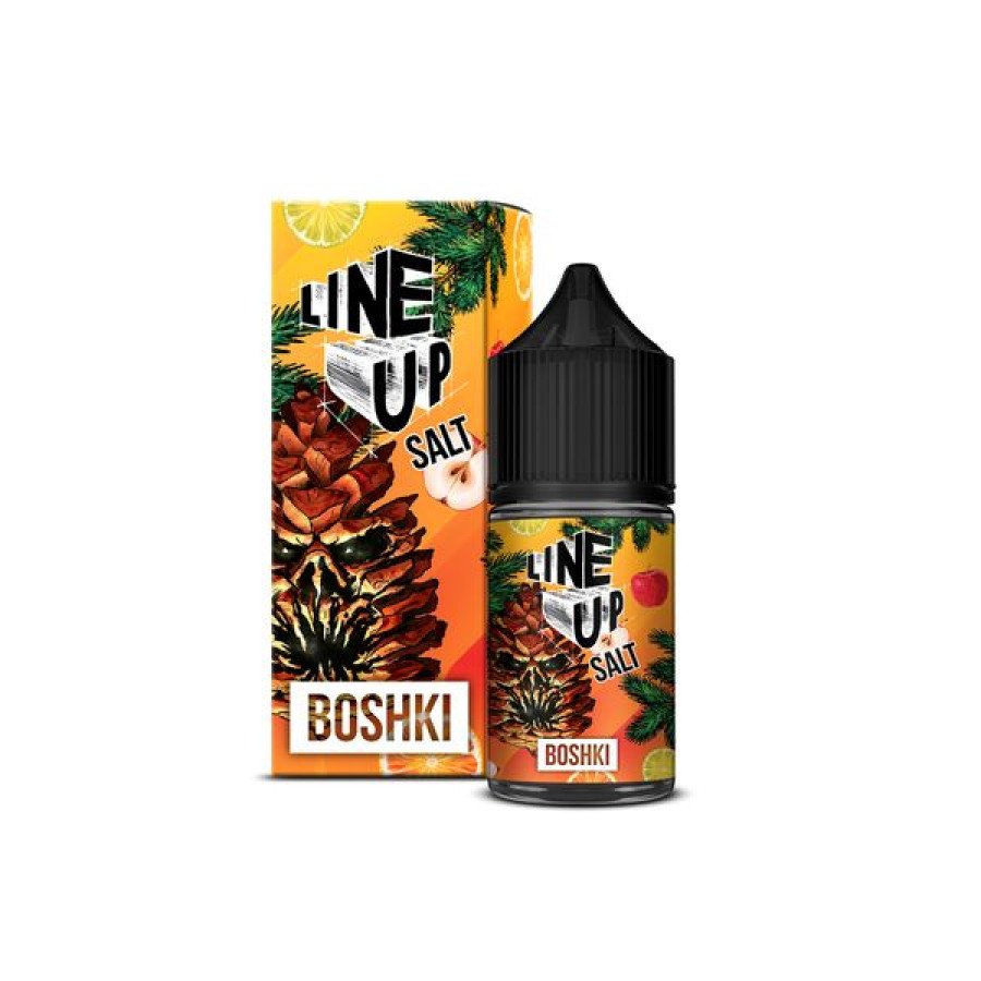 Фото и внешний вид — Жидкость LINE UP SALT - Boshki (Хвойный щербет из цитрусов и яблок) 30мл 20мг