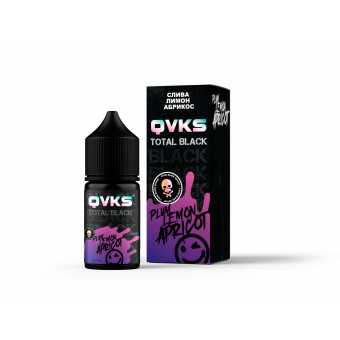 Жидкость QVKS BLACK - Слива Лимон Абрикос 30мл strong
