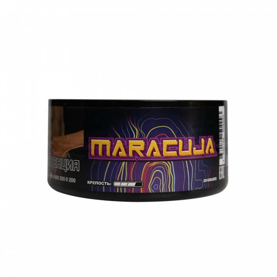 Фото и внешний вид — Табак для кальяна DUFT 20г - Maracuja (Маракуйя)
