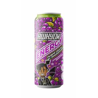 Энергетический напиток АШКУDИ Energy - Purrp Grape By Smokepupp (Пурпурный Виноград) 450мл