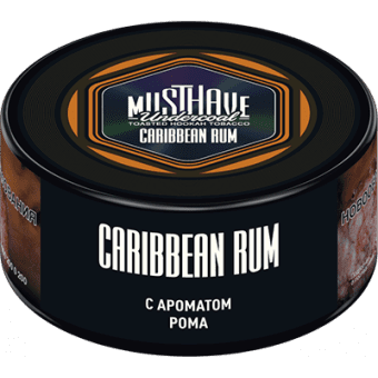 Табак для кальяна MUST HAVE 25гр - Caribbean Rum (с ароматом Карибского рома)