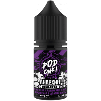 Жидкость PODONKI АНАРХИЯ SALT - Черносмородиновый Лимонад Ice 30мл strong