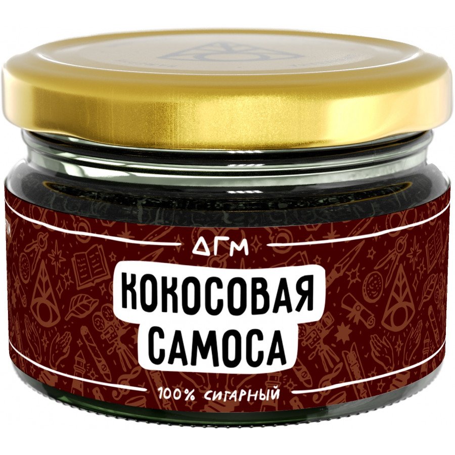 Фото и внешний вид — Табак для кальяна DOGMA 80г - Кокосовая Самоса
